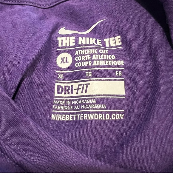 Nike Dri-Fit Kobe Bryant Men’s Mamba Purple Short Sleeve T Shirt XL NEW - Picture 4 of 6